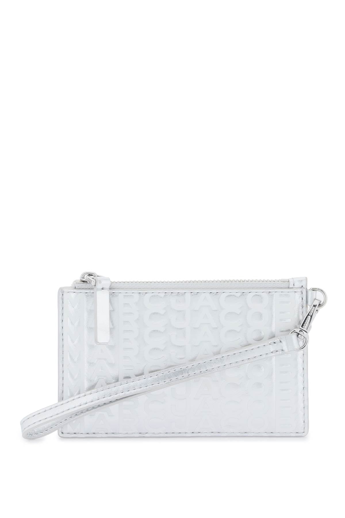 Marc jacobs the metallic top zip wristlet wallet-women > accessories > wallets & small leather goods > wallets-Marc Jacobs-os-Silver-Urbanheer