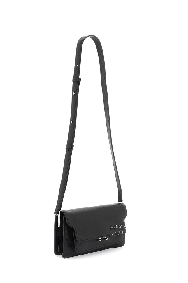 Marni east/west soft trunk shoulder bag-men > bags > crossbody bags-Marni-os-Black-Urbanheer