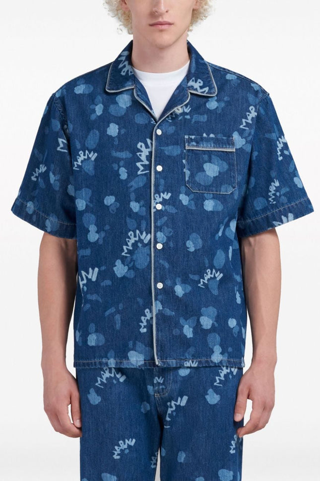 Marni Shirts Blue