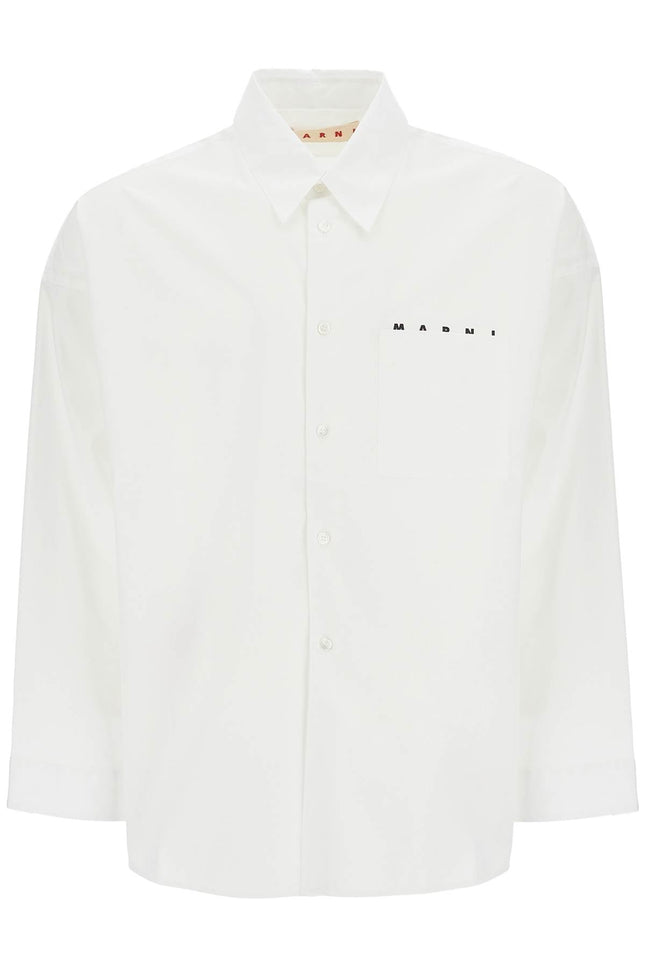 Marni boxy shirt with pocket detail