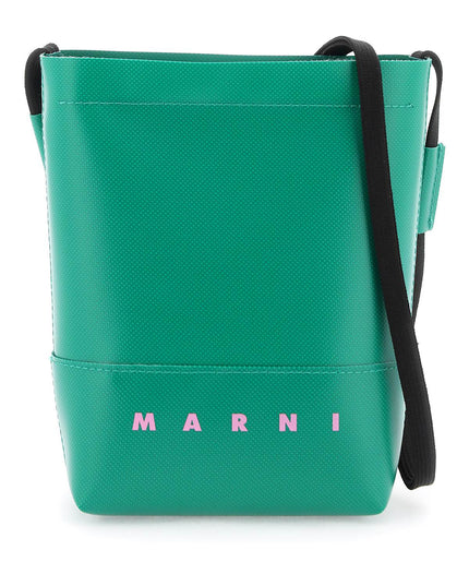 Marni coated canvas crossbody bag