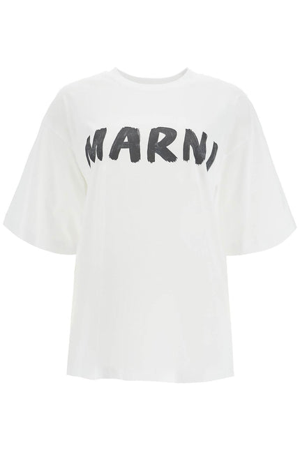 Marni oversized logo t