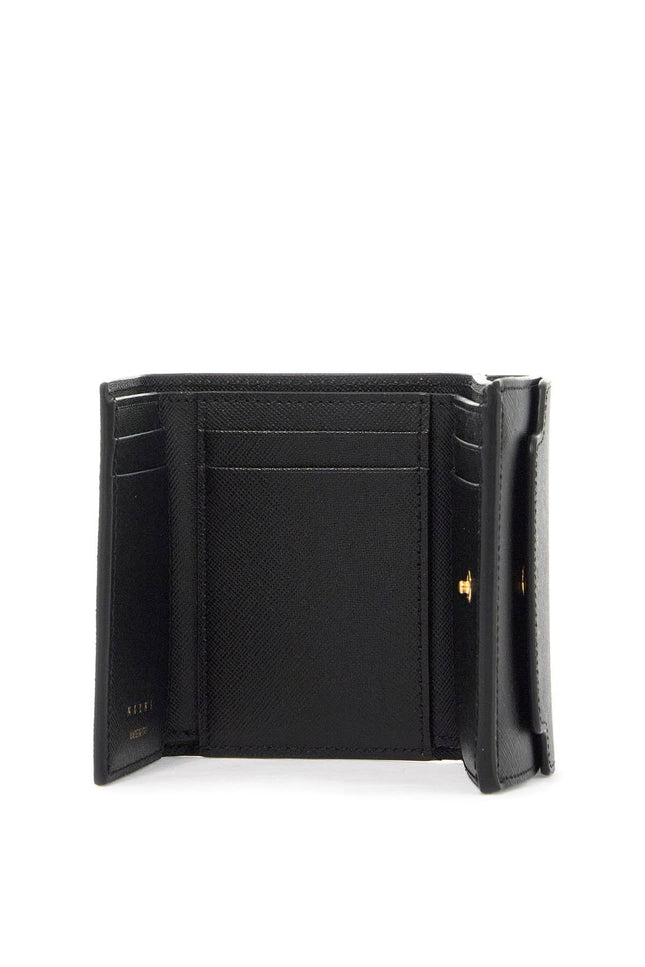 Marni saffiano leather tri-fold wallet