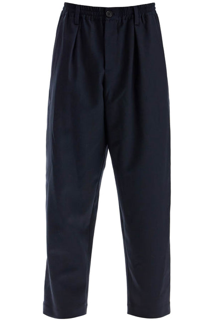 Marni tropical wool cropped pants in - Blue