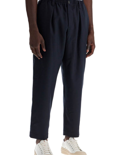 Marni tropical wool cropped pants in