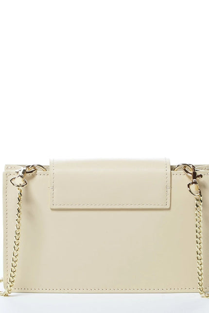 Mary Off White Mini Crossbody Bag Leather Wristlet