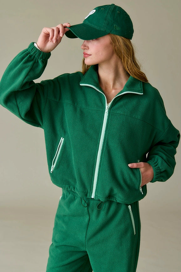 Maya Fleece Jacket Green