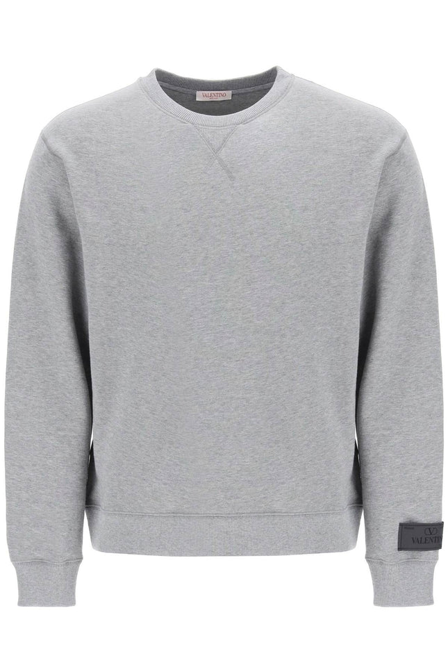 Melange Cotton Sweatshirt-men > clothing > t-shirts and sweatshirts > sweatshirts-Valentino GARAVANI-s-Grigio-Urbanheer