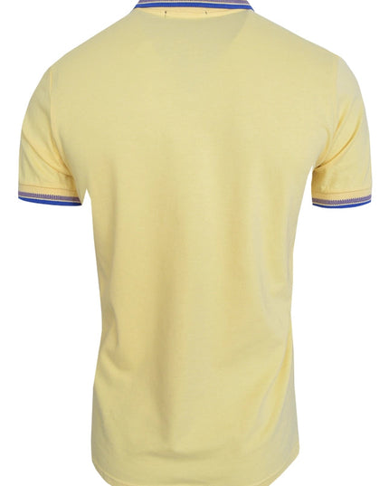 Men Polo T-shirt Light Yellow-T-shirts For Men-Spazio-Urbanheer