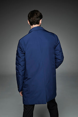 Men Semi-fitted cut parka TRAVELLER Navy