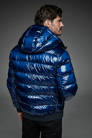 Men Short down jacket DWAYNE Blue