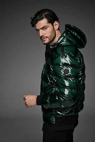 Men Short down jacket DWAYNE Green