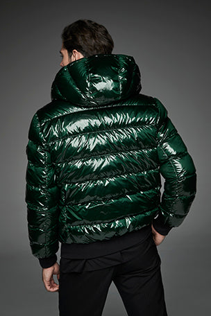 Men Short down jacket DWAYNE Green