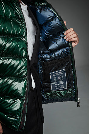 Men Short down jacket DWAYNE Green