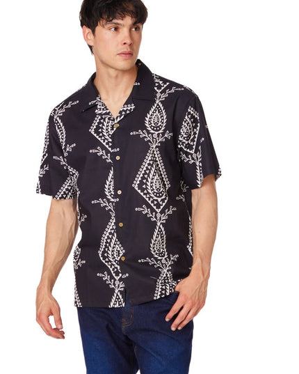 Mens Camp Collar Shirt (258)