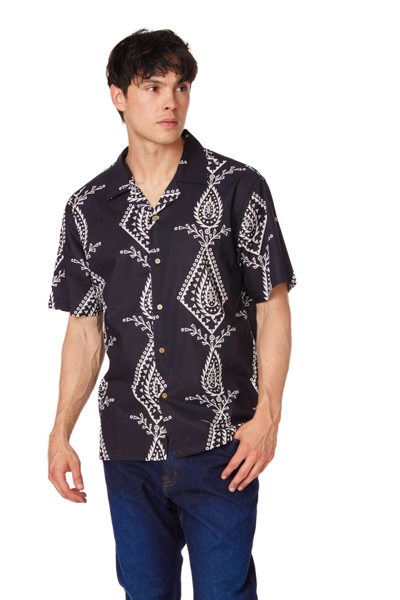 Mens Camp Collar Shirt (258)