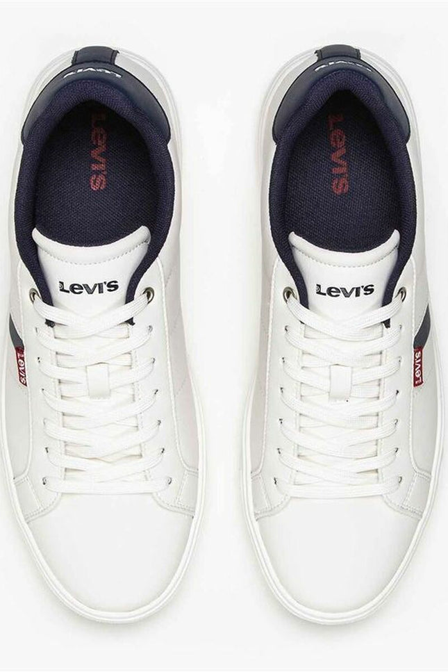 Men’s Casual Trainers Levi's Archie Regular White-Fashion | Accessories > Clothes and Shoes > Sports shoes-Levi's-43-Urbanheer