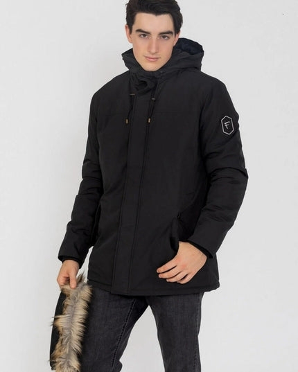 Men's Hudson Ultra Lite Hooded Winter Parka Coat