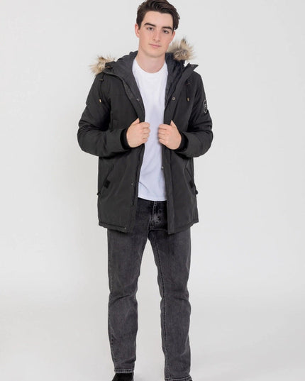 Men's Hudson Ultra Lite Hooded Winter Parka Coat