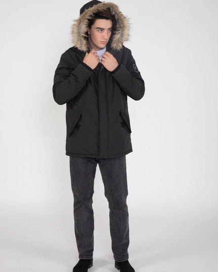 Men's Hudson Ultra Lite Hooded Winter Parka Coat