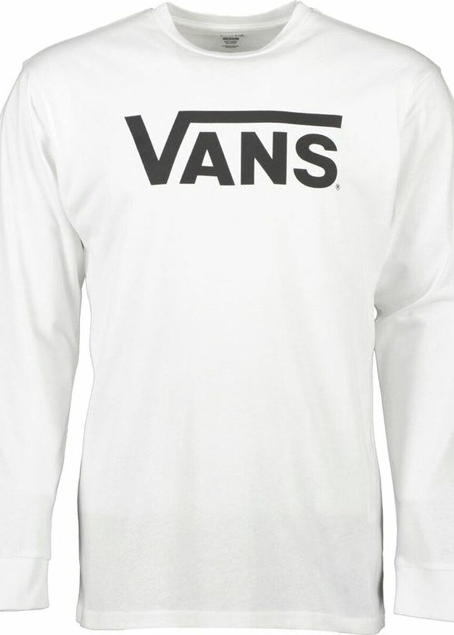 Men’s Long Sleeve T-Shirt Vans Classic White-0