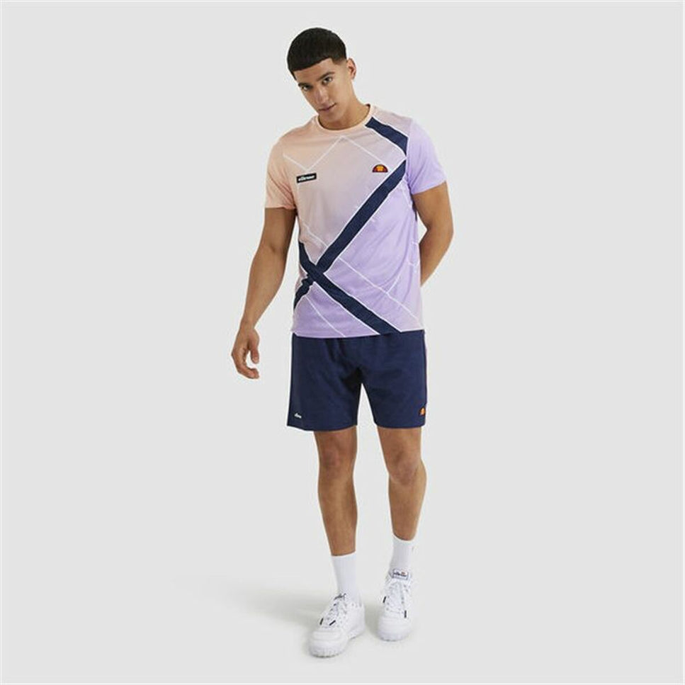 Men’s Short Sleeve T-Shirt Ellesse Fulgore Violet-3