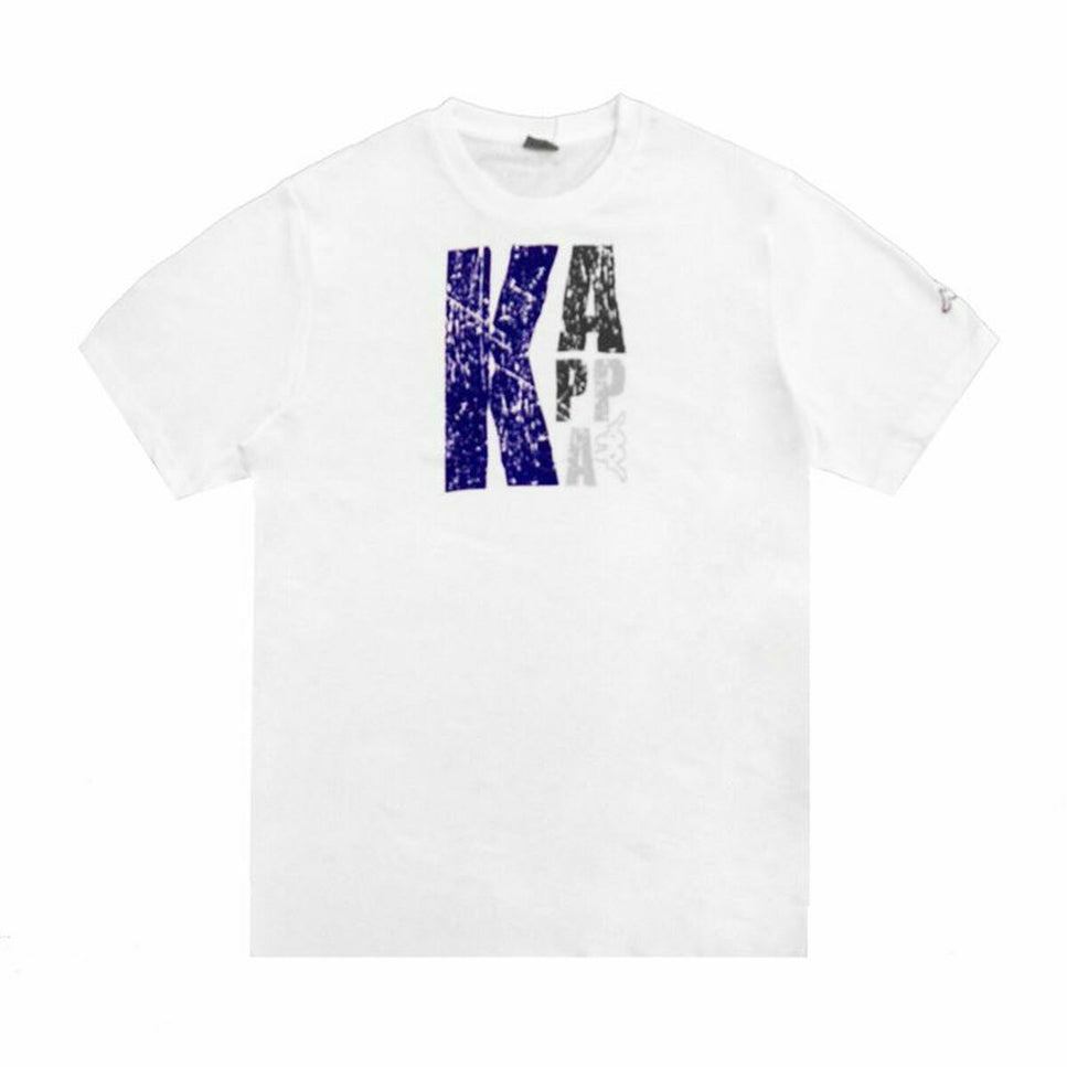 Men’s Short Sleeve T-Shirt Kappa Sportswear Logo White-Sports | Fitness > Sports material and equipment > Sports t-shirts-Kappa-Urbanheer