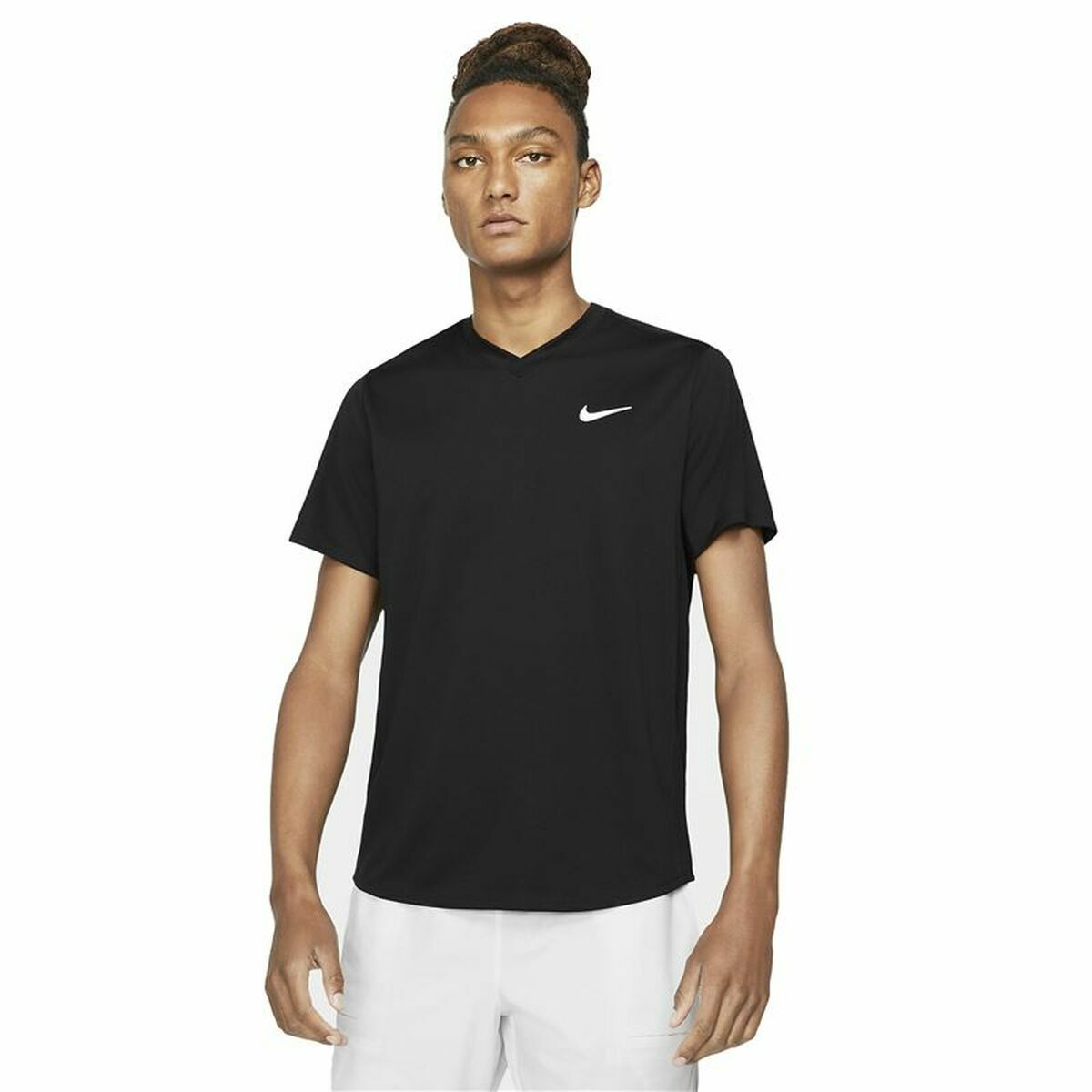 Men’s Short Sleeve T-Shirt Nike Dri-FIT Victory Black-Fashion | Accessories > Clothes and Shoes > T-shirts-Nike-XL-Urbanheer