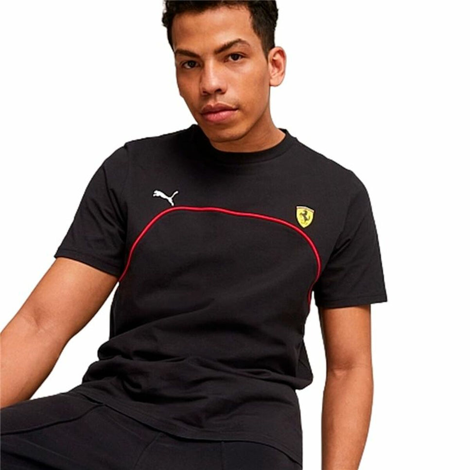 Men’s Short Sleeve T-Shirt Puma Ferrari Race Black-3