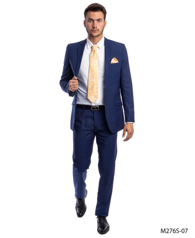 Mens Suits 2PC-Suit & Dress Pants Indigo Slim Fit