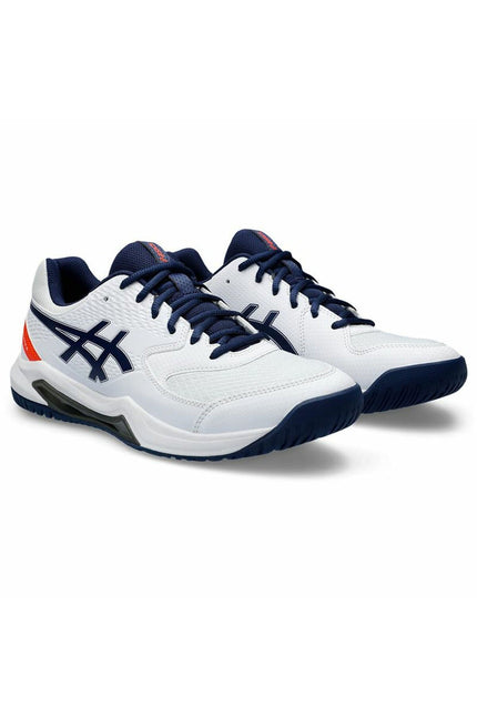 Men's Tennis Shoes Asics Gel-Dedicate 8 White-4