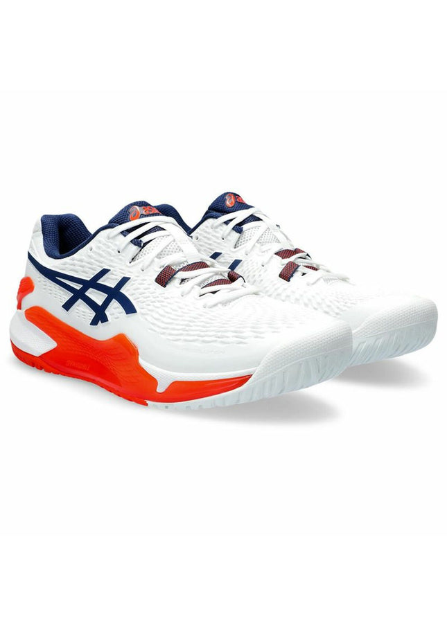 Men's Tennis Shoes Asics Gel-Resolution 9 White-4