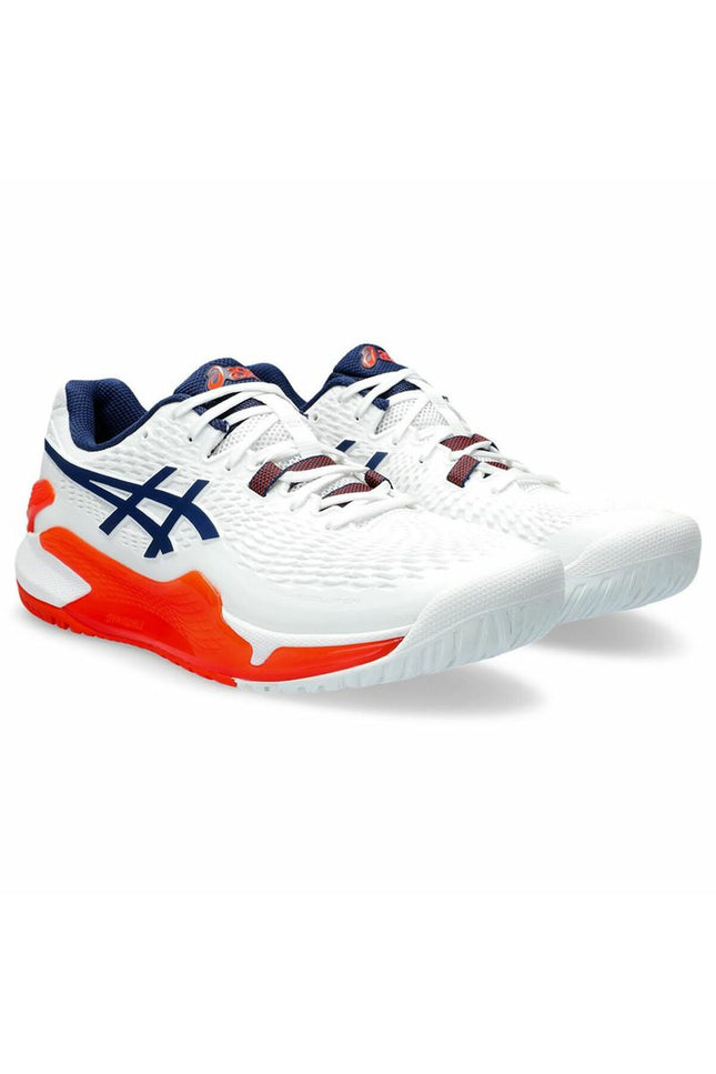 Men's Tennis Shoes Asics Gel-Resolution 9 White-4