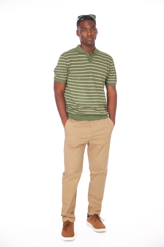 Men's Textured Polo Shirt (KZ23362L)