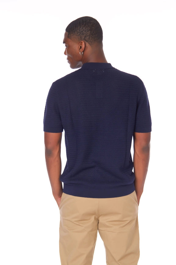 Men's Textured Polo Shirt  (S2300102)