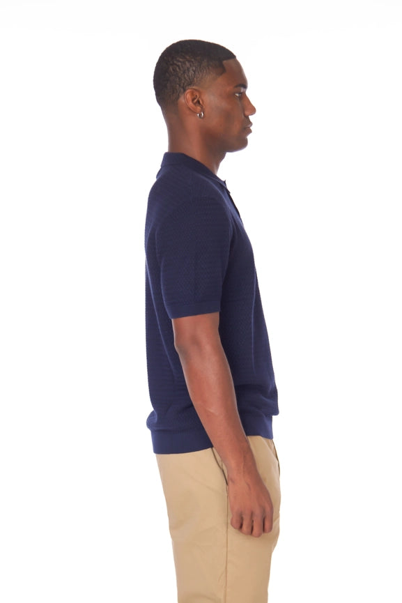 Men's Textured Polo Shirt  (S2300102)