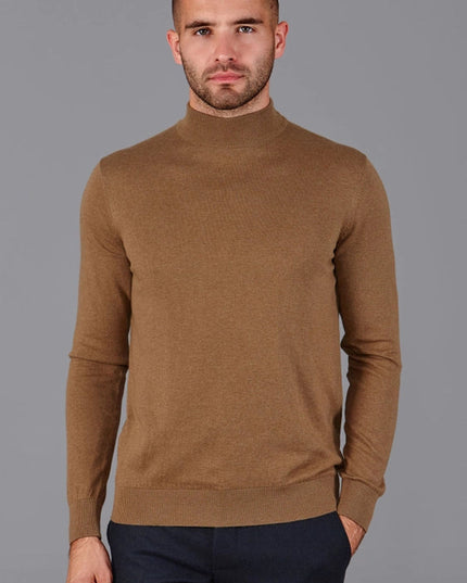 The Modern Submariner Roll Neck Merino Wool Jumper Navy from Paul Urbanheer