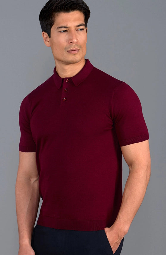 Mens Ultra Fine Cotton Short Sleeve Polo Shirt