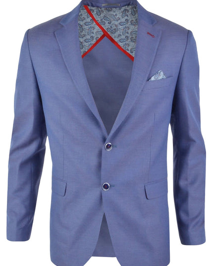 Men's blazer-Blazer-Spazio-38-BL-20431 Royal Blue-Urbanheer