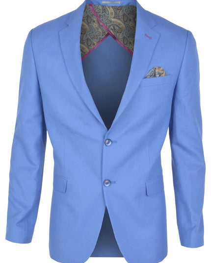 Men's blazer-Blazer-Spazio-38-BL-20434 Royal Blue-Urbanheer