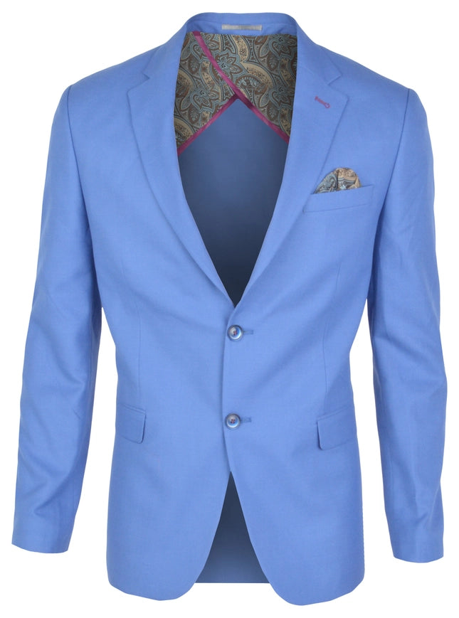 Men's blazer-Blazer-Spazio-38-BL-20434 Royal Blue-Urbanheer