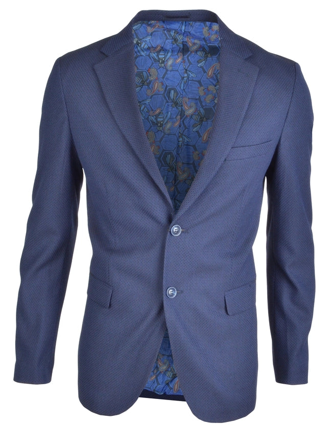 Men's blazer-Blazer-Spazio-38-BL-5041 Indigo-Urbanheer