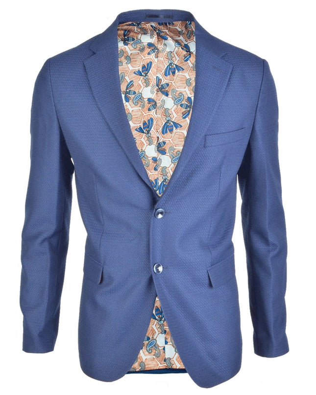 Men's blazer-Blazer-Spazio-38-BL-5042 Royal Blue-Urbanheer