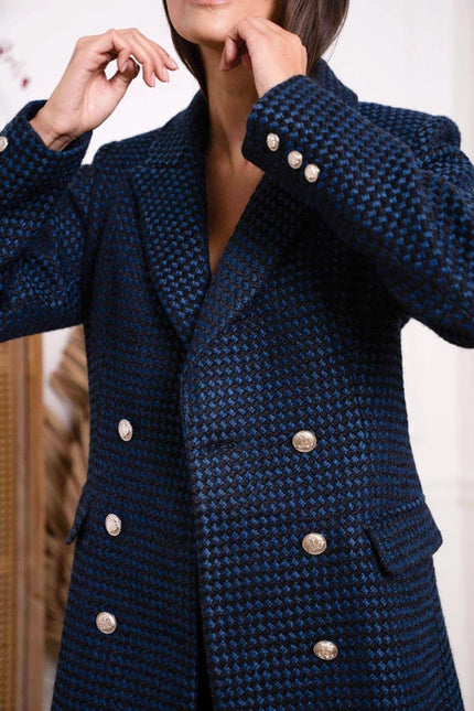 Mid-Length Jacket Containing Wool