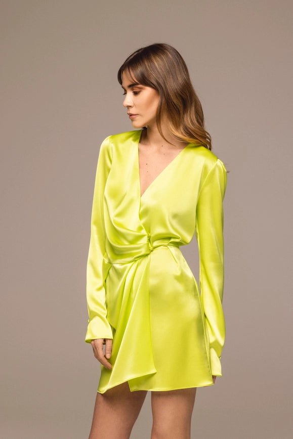 Mika Dress-Dress-Elodie-XS-Fresh Lime-Urbanheer