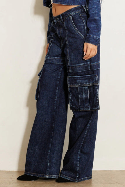 Miley Cargo Wide Jeans