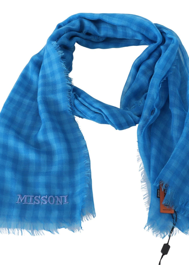 Missoni Chic Checkered Cashmere Scarf