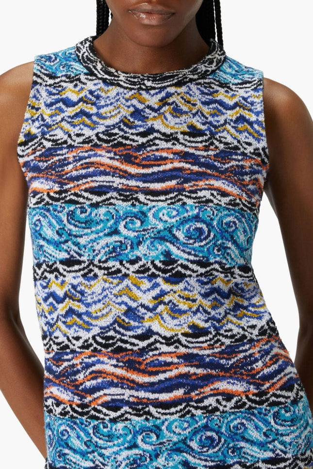 Missoni Dresses Clear Blue