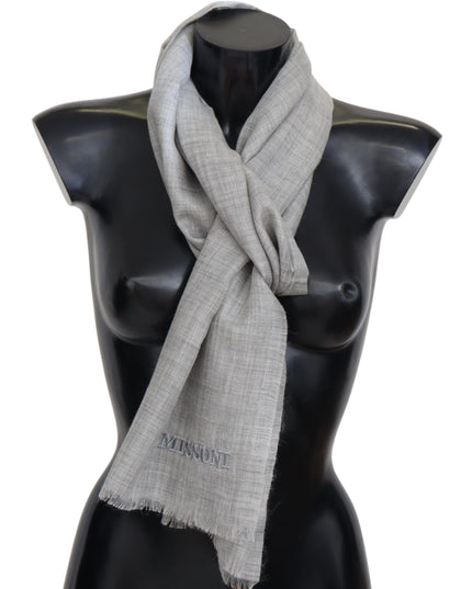 Missoni Elegant Beige Wool Silk Unisex Scarf