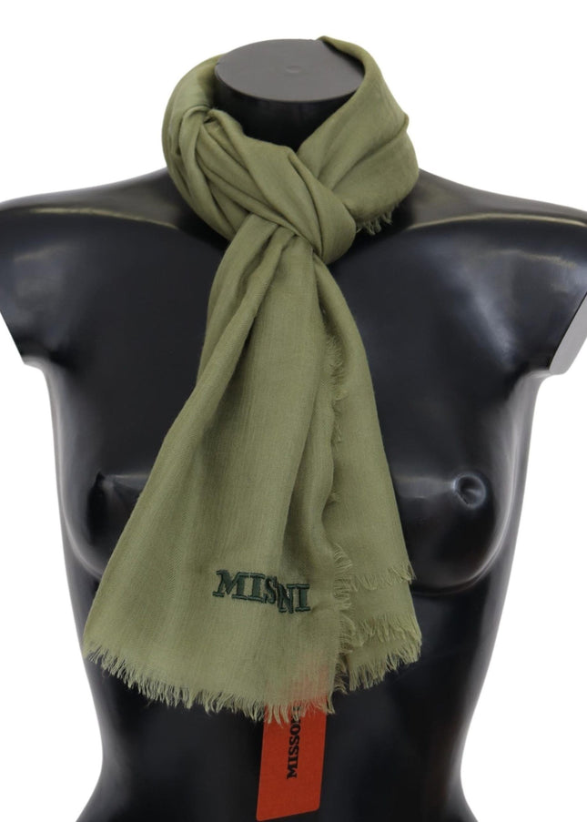 Missoni Elegant Cashmere Fringed Scarf